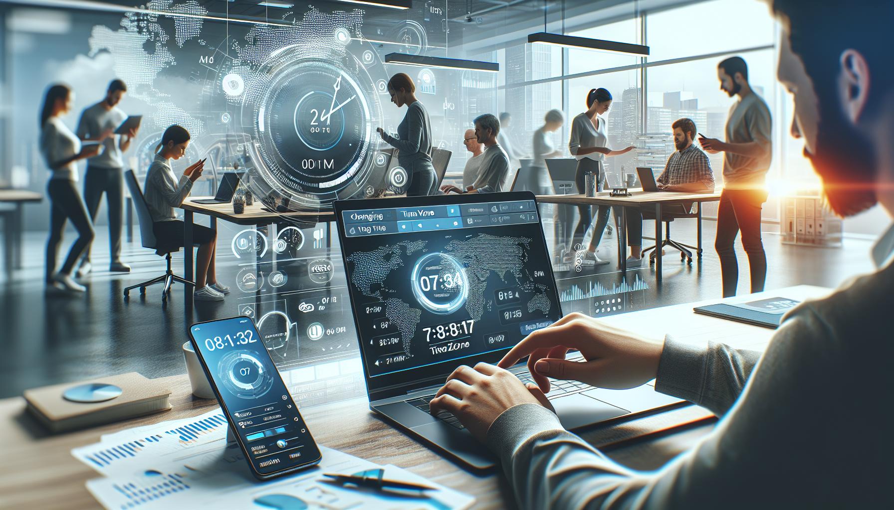 Changing Time Zone Settings for Accuracy