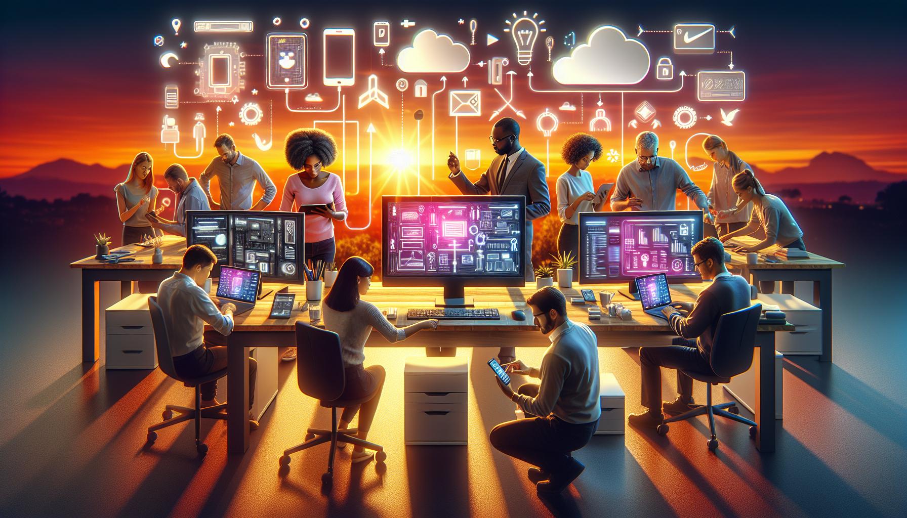 Evoking Emotions Through Sunset Imagery